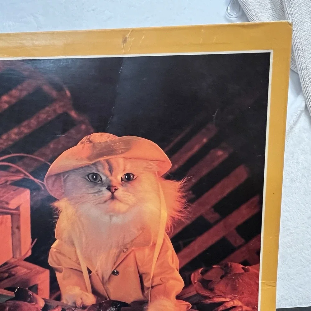 Vintage Cat Folders Stuart Hall 1993 Kittens Animal School Supplies 90s Retro